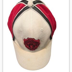 New Era Cream Red Blk Manchester United International Club Flex Fitted Hat